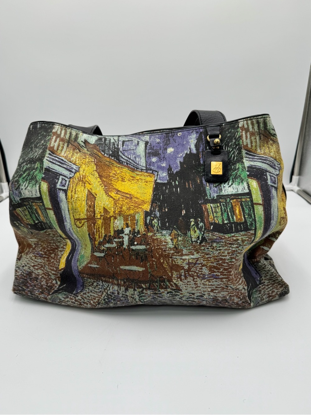 Van Gogh Museum Amsterdam Cafe Terrace at Night Tote Shoulder Bag Art Purse